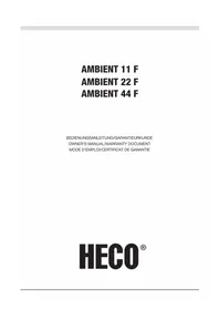 Notice HECO AMBIENT 11 F Haut-parleur
