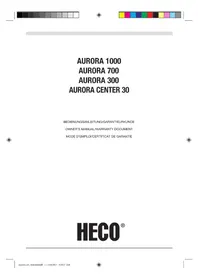 Notice HECO AURORA CENTER 30 Haut-parleur