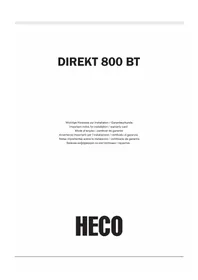 Notice HECO DIREKT 800 BT Haut-parleur