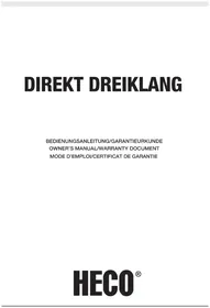 Notice HECO DIREKT DREIKLANG Haut-parleur