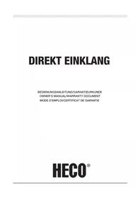 Notice HECO DIREKT EINKLANG Haut-parleur