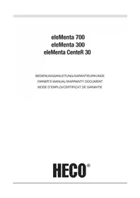Notice HECO ELEMENTA 300 Haut-parleur