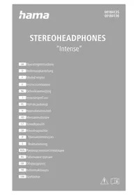 Notice HAMA INTENSE Casque Bluetooth