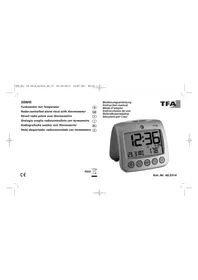 Notice TFA SONIO 60.2514 Alarm clock radio