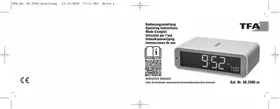 Notice TFA TWIST 60.2560.15 Radio-réveil