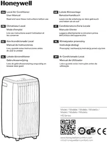 Notice HONEYWELL HG09CESAKG Climatiseur portable