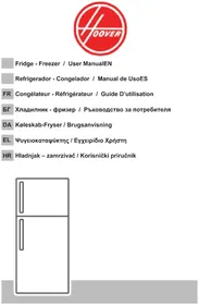 Notice HOOVER HODM1S514EWH Hűtőszekrény