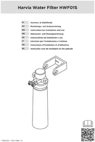 Notice HARVIA HWF01S Vesisuodatin