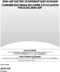 Notice JENN-AIR JES9800CAS Cooker