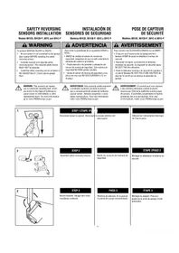 Notice CHAMBERLAIN 801CP Capteur de sécurité pour porte de garage