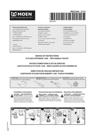 Notice Moen 1248 Robinet