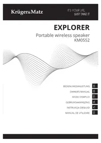 Notice Krüger&Matz KM0552 Luidspreker