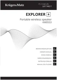 Notice Krüger&Matz KM0553 Luidspreker