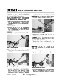 Notice RIDGID 111R Outil de filetage de tuyaux