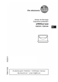 Notice IFM E30104 Accessoire industriel