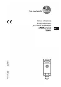 Notice IFM TR8430 Amplificateur