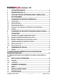 Notice PowerPlus POWE20011 Broyeur