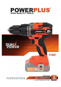Notice PowerPlus POWDP15100 Wiertarka