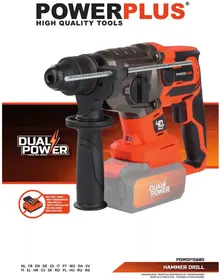 Notice PowerPlus POWDP15680 Wiertarka