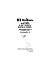Notice Manitowoc QUIETQUBE S3070C Machine à glaçons