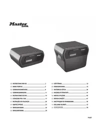 Notice Master Lock P56069 Coffre-fort