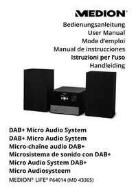 Notice MEDION LIFE P64014 (MD 43365) Sistema hi-fi