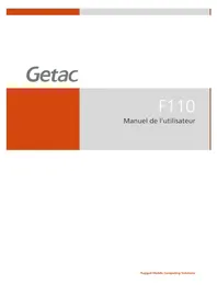 Notice Getac F110 G6 Tablette