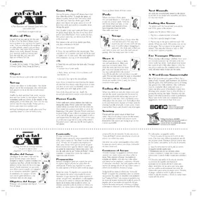 Notice Gamewright RATATAT CAT Jeu de société