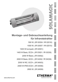 Notice Etherma SOLAMAGIC SM500W Chauffage