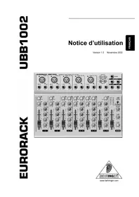 BEHRINGER Eurorack UBB1002 - Mixeur plongeant