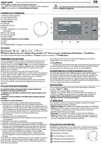 Notice WHIRLPOOL W6 D93WB Sèche-linge