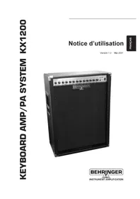 BEHRINGER Keyboard AMPPA System KX1200 - Synthétiseur