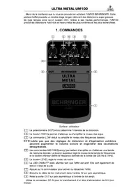 BEHRINGER Ultra Metal UM100 - Guitare