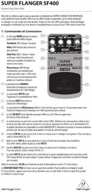 BEHRINGER Super Flanger SF400 - Guitare
