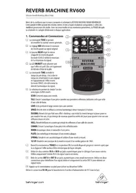 BEHRINGER Reverb Machine RV600 - Guitare