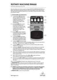 BEHRINGER Rotary Machine RM600 - Guitare