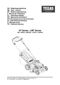 Notice Texas XT 465TRE Tondeuse à gazon