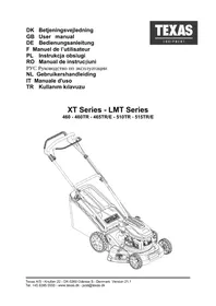 Notice Texas XT 515TRE Tondeuse à gazon