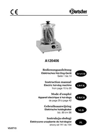 Notice BARTSCHER A120406 Hotdogapparaat