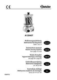 Notice BARTSCHER A120407 Cooking appliance