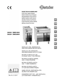 Notice BARTSCHER 296303 Wasserbad
