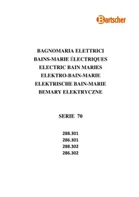 Notice BARTSCHER 286301 Wasserbad