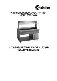 Notice BARTSCHER K4110200A Appareil de cuisson