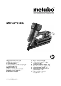 Notice METABO NFR 18 LTX 90 BL Степлер