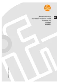 Notice IFM AC5051 Répartiteur de tension