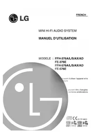 Notice LG LVNB1860FL Système audio