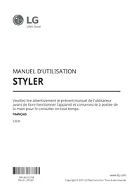 Notice LG S3CW Nettoyeur à vapeur