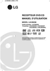 Notice LG LHD6530A Système audio home cinéma
