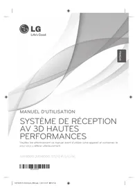 Notice LG ARX8500 Système audio home cinéma