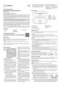 Notice Renkforce RFBTK150 Bouchon d'oreille
